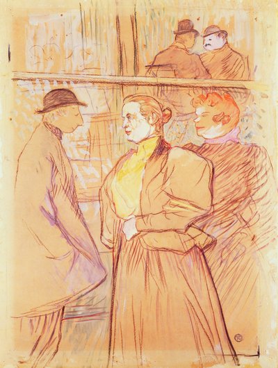 In the Moulin Rouge by Henri de Toulouse Lautrec